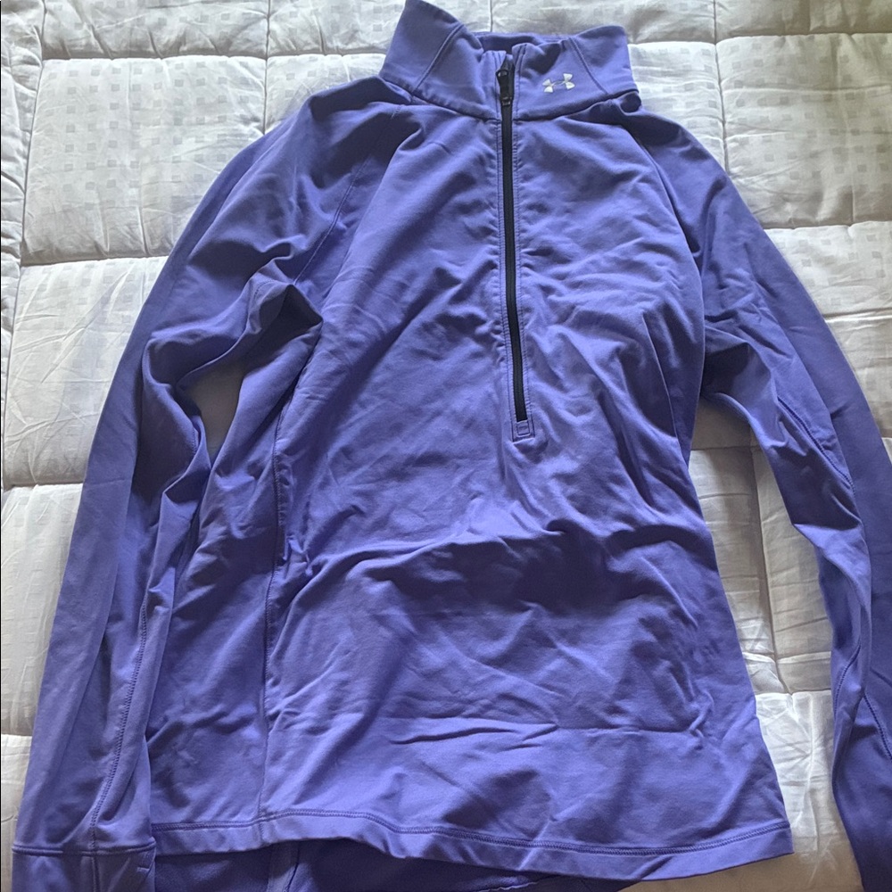 Under Armour Violet Half-Zip Top